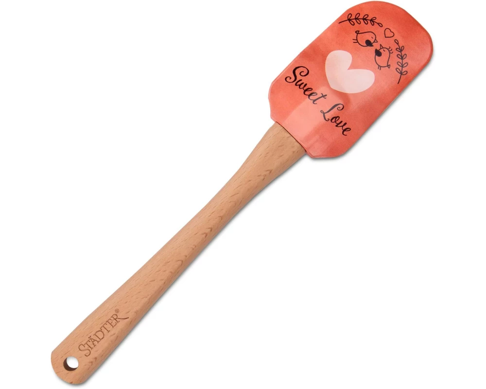 Städter Teigschaber Sweet Love Mehrfarbig, 25 cm