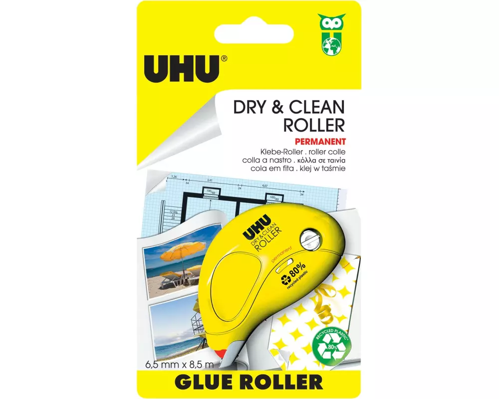 UHU Kleberoller Permanent 6.5 mm x 9.5 m