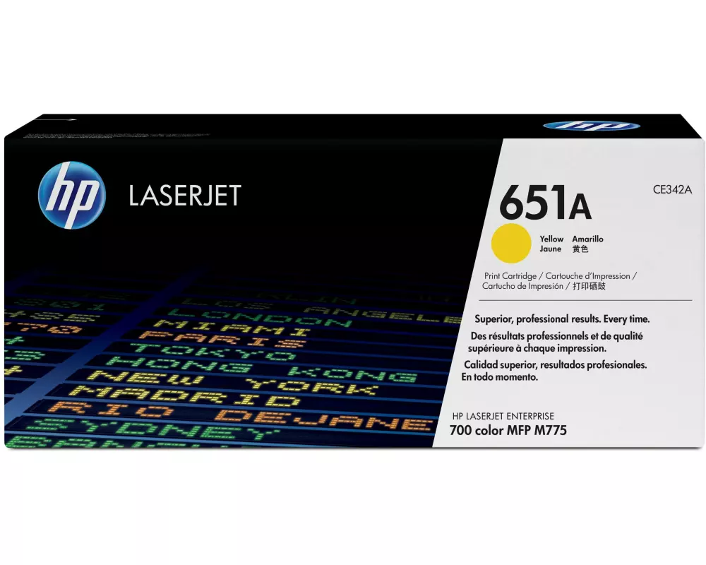 HP Toner Nr. 651A (CE342A) Yellow