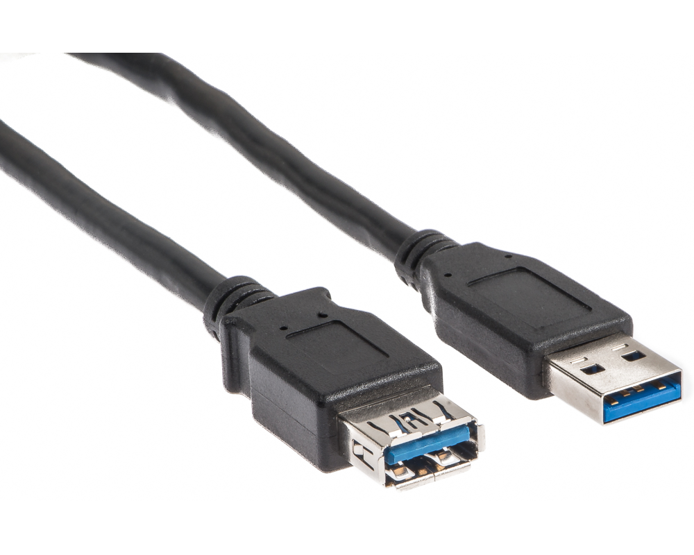 LINK2GO USB 3.0 cable A-A US3111KBB male/female, 2.0m