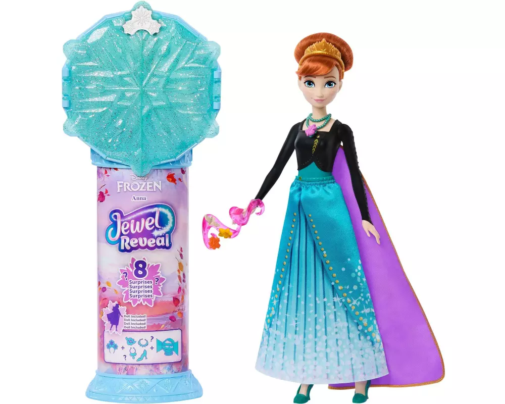 Disney Frozen Puppe Die Eiskönigin Juwel Reveal Anna