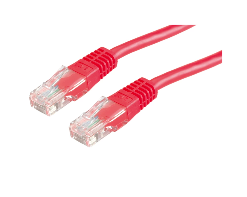 VALUE Patchkabel Cat.6 (Class E) UTP, rot, 1 m