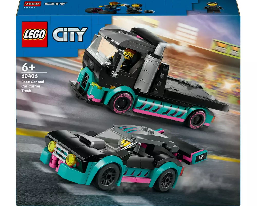 LEGO® City Autotransporter mit Rennwagen 60406