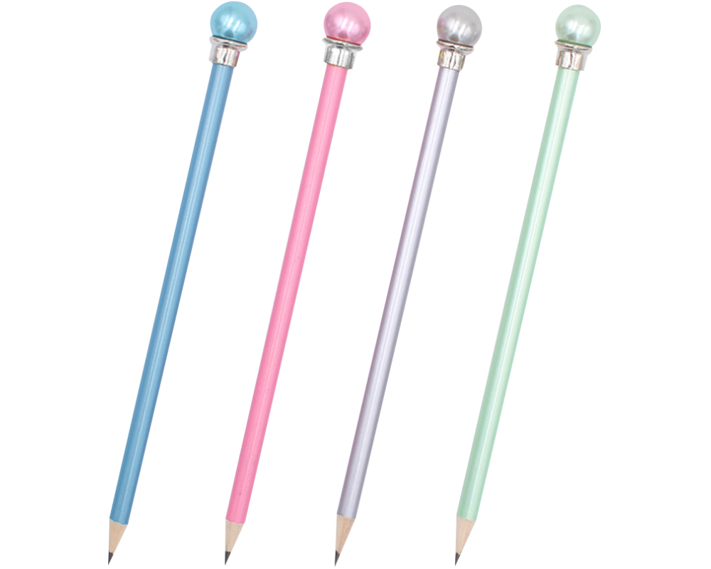 ROOST Bleistift mit Perle TSKY-P11 farbig assortiert