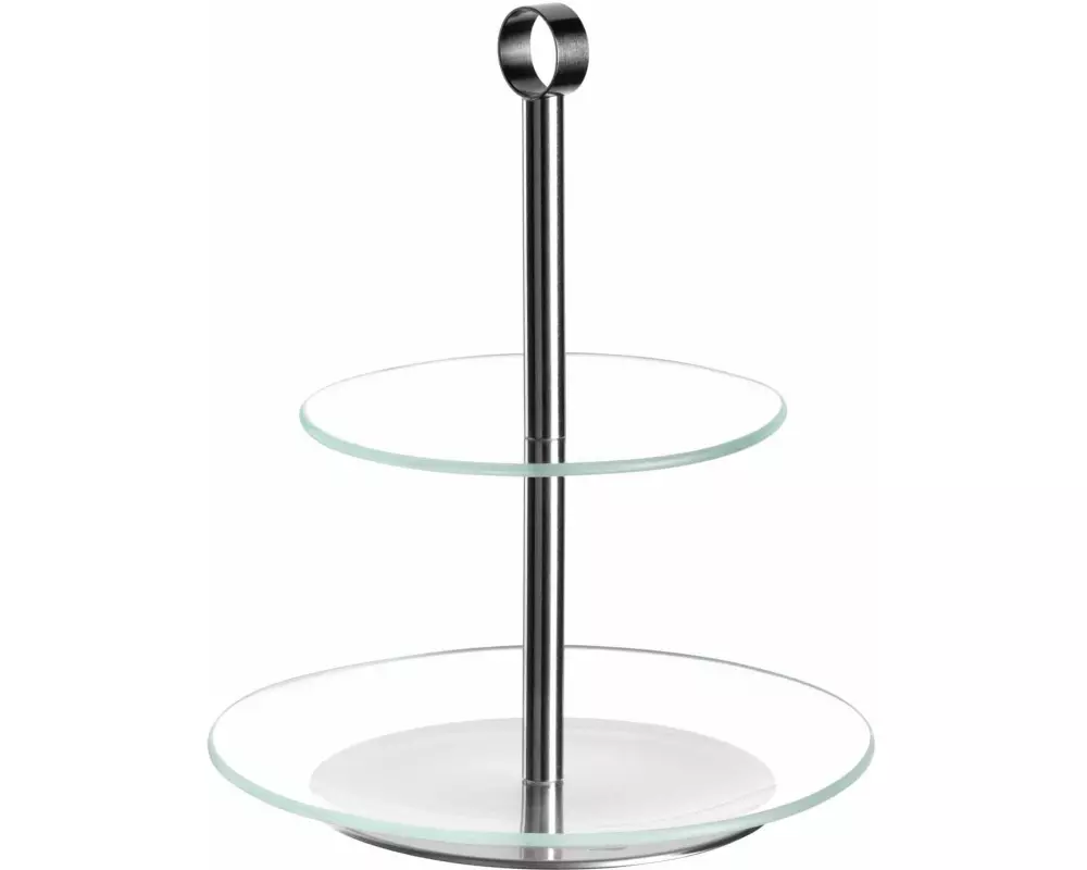 Leonardo Etagere Cena 2-teilig, Silber