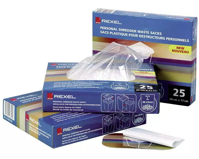 Rexel Abfallsäcke für Aktenvernichter 100 Stück