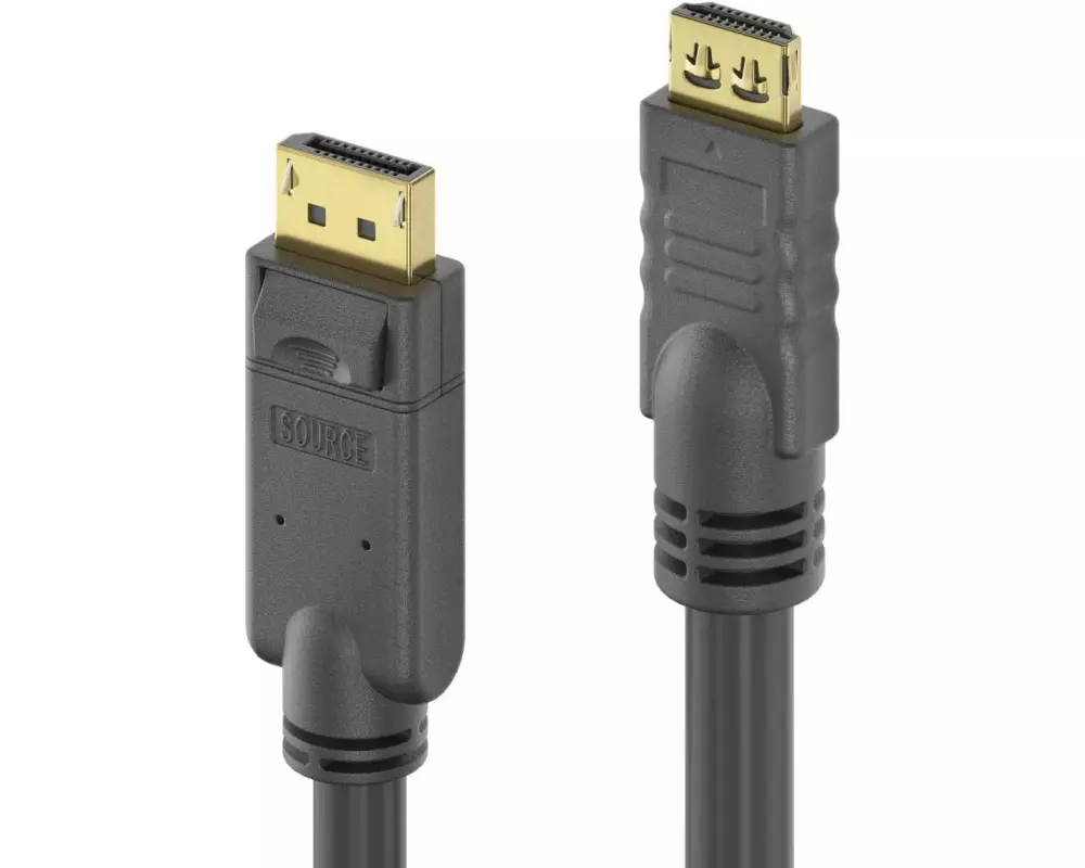 PureLink Kabel 4K Adapterkabel – DisplayPort - HDMI, 5 m