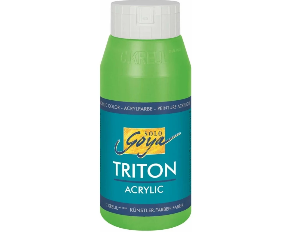Kreul Acrylfarbe Triton Acrylic Liquid Gelbgrün 750 ml