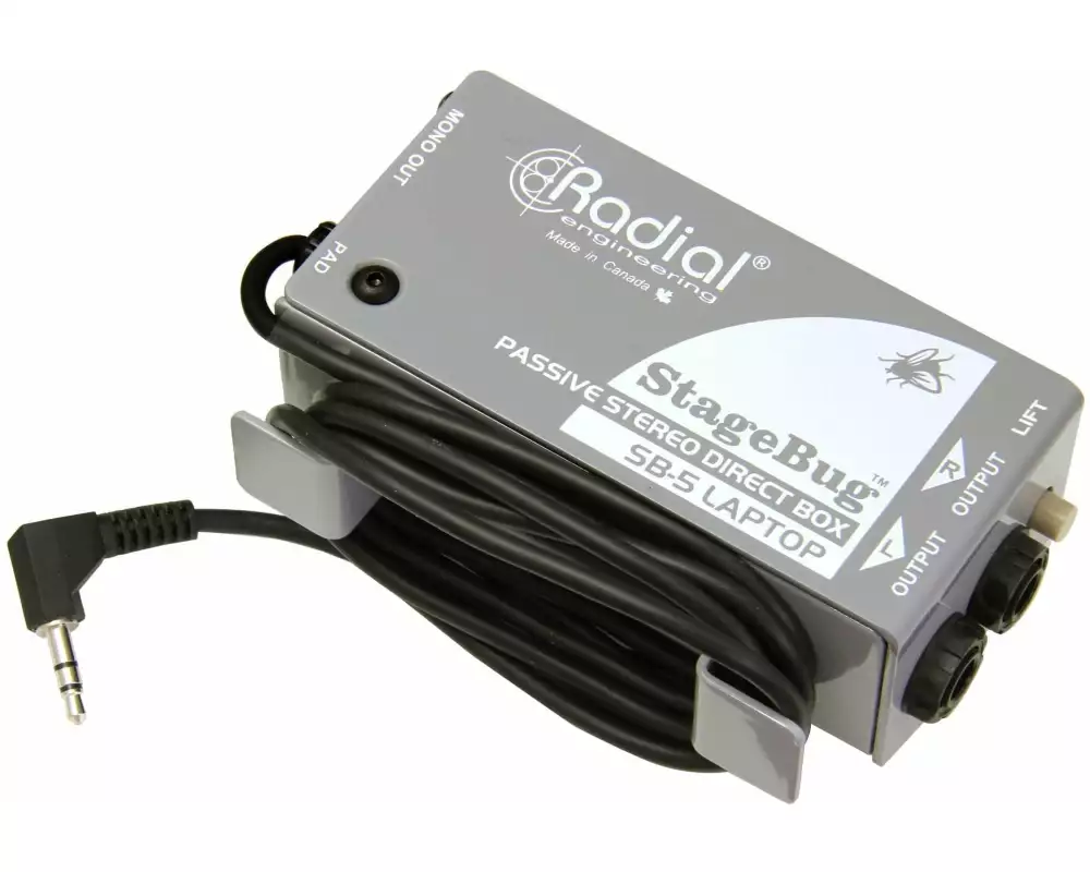 Radial StageBug SB-5 passiv, stereo, 1.5 m Kabel