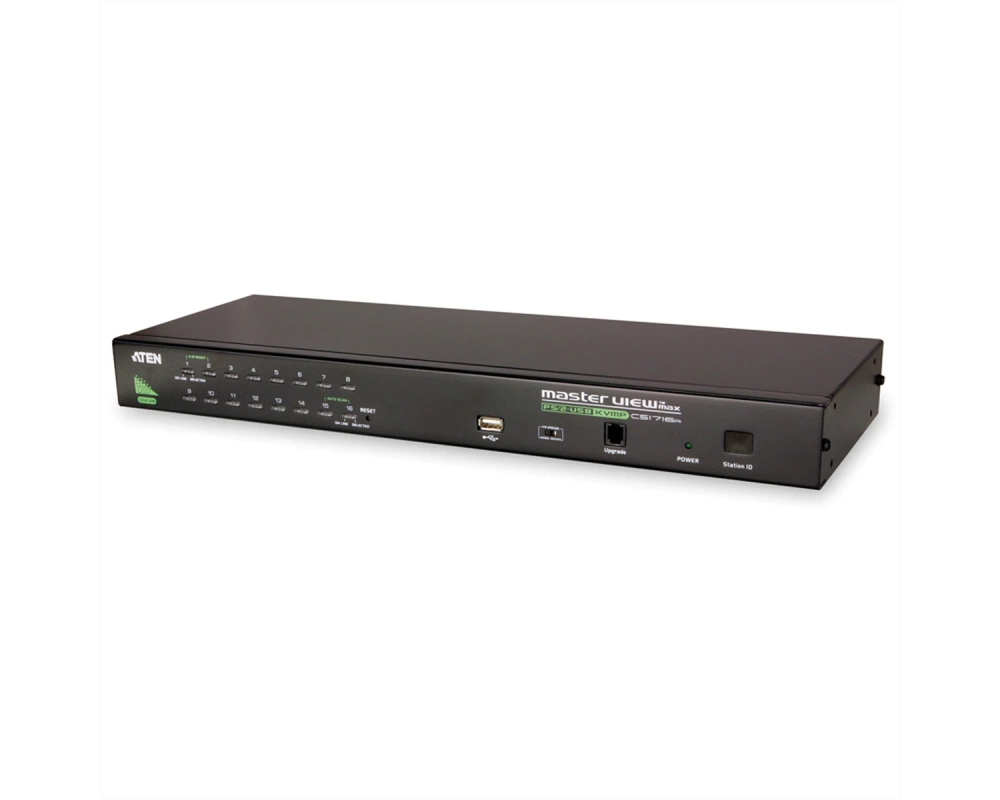 ATEN CS1716A KVM Switch VGA, PS/2-USB, USB-Peripherie Port, 16 Ports