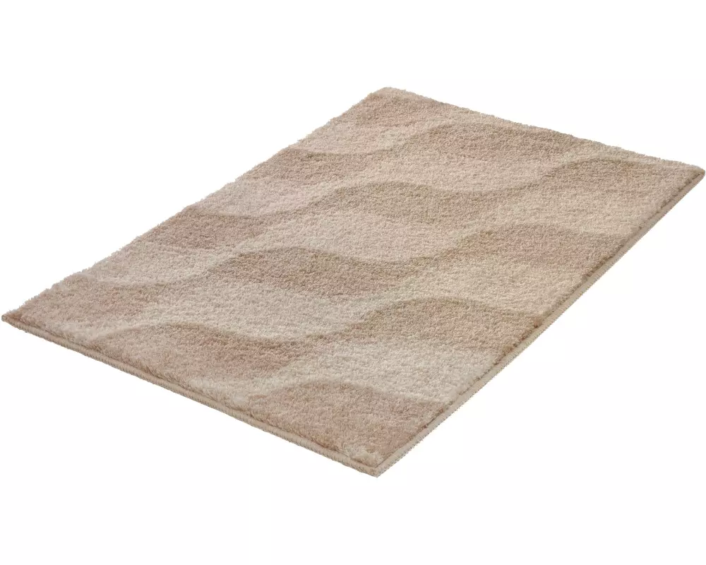 Kleine Wolke Badteppich Onda 60 x 90 cm, Taupe