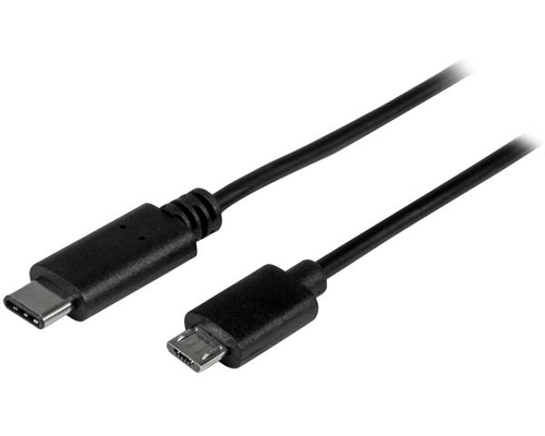 StarTech.com USB2CUB50CM USB Kabel USB 2.0 0,5 m USB C Micro-USB B Schwarz