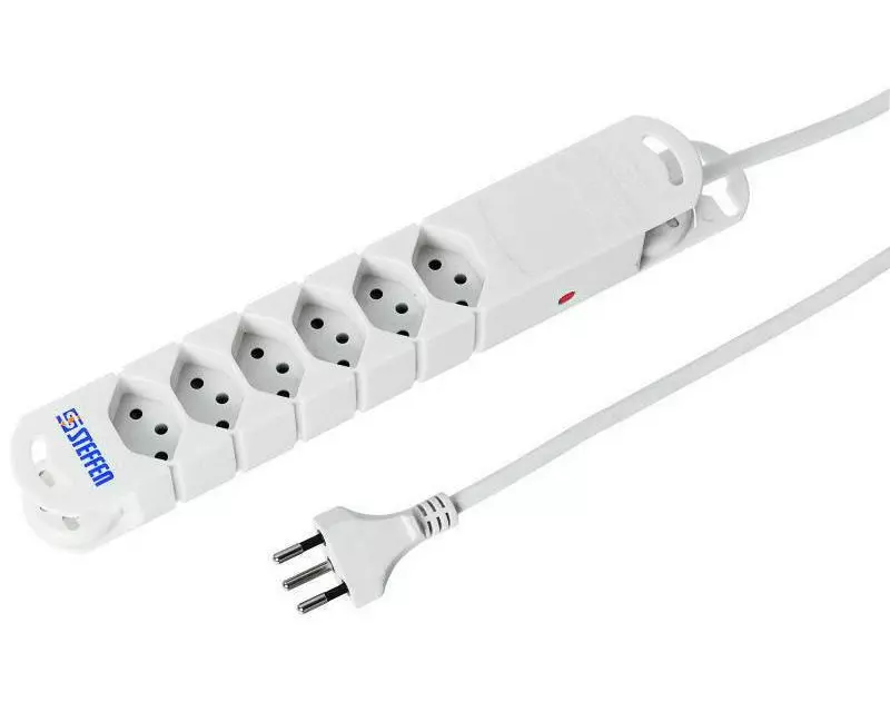 STEFFEN Steckdosenleiste STEBA VARIABL 6x T13 5 m