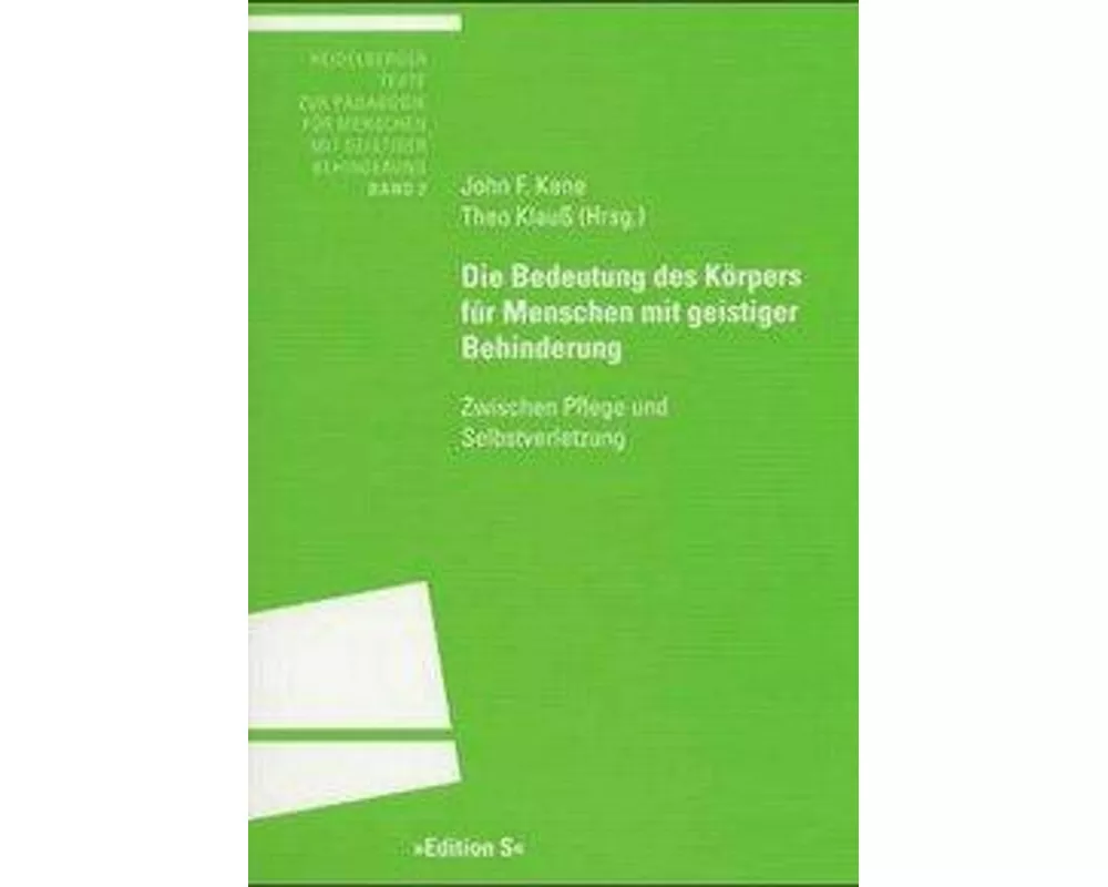 Die Bedeutung des Körpers für Menschen mit geistiger Behinderung