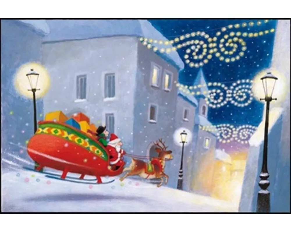 Santa's on His Way Advent Calendar