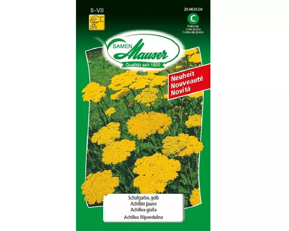 Samen Mauser Samen Schafgarbe, Gelb