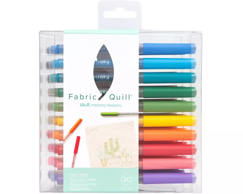 We R Memory Keepers Stifteset Fabric Quill 30 Stück
