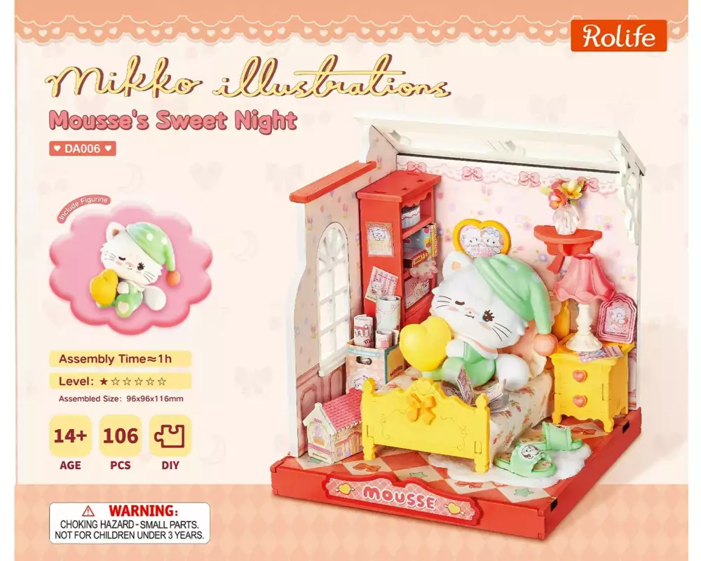 Rolife Rolife Mousse's Sweet Night Miniaturhaus Holz