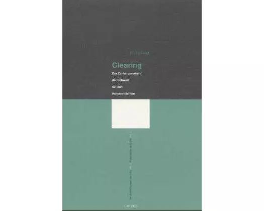 Veröffentlichungen der UEK. Studien und Beiträge zur Forschung / Clearing