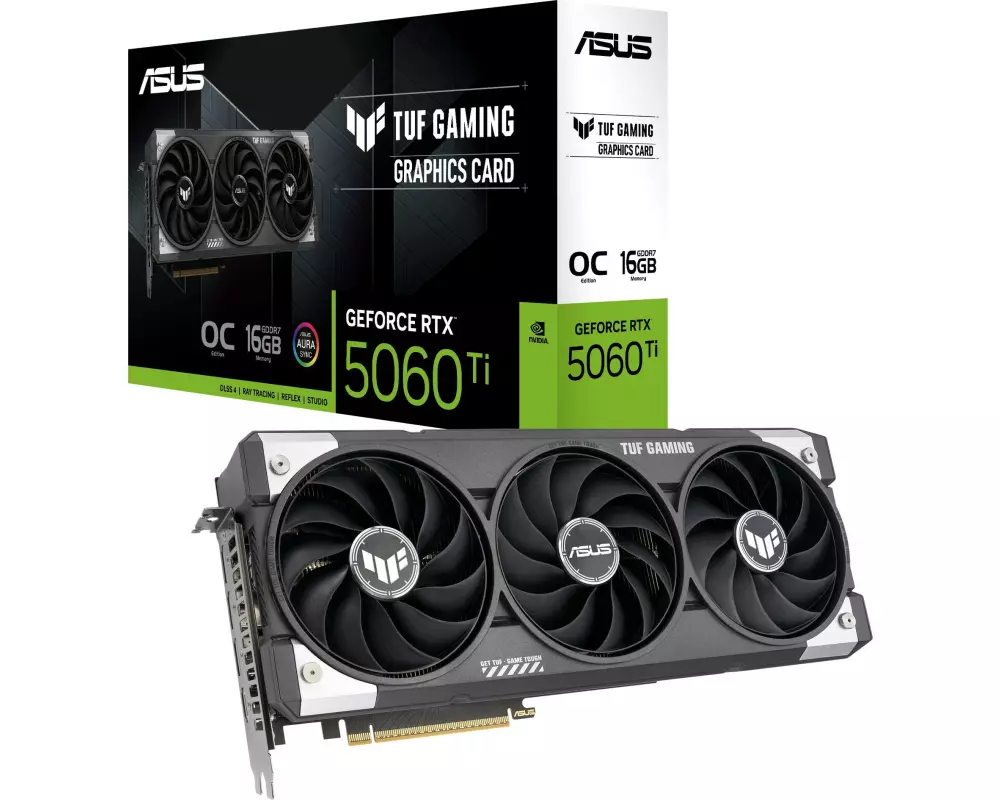 ASUS Grafikkarte TUF GeForce RTX 5060 TI 16 GB OC Edition