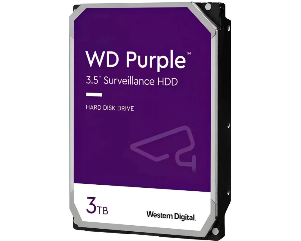 Western Digital Harddisk WD Purple 3.5" SATA 3 TB