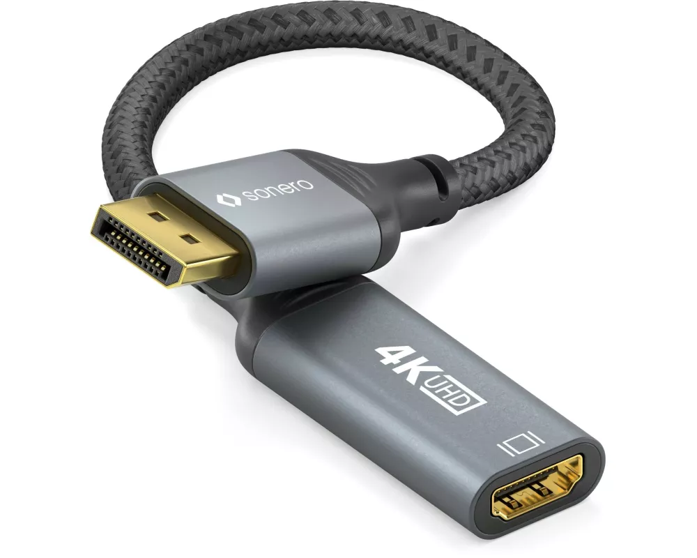 sonero Adapterkabel DisplayPort - HDMI
