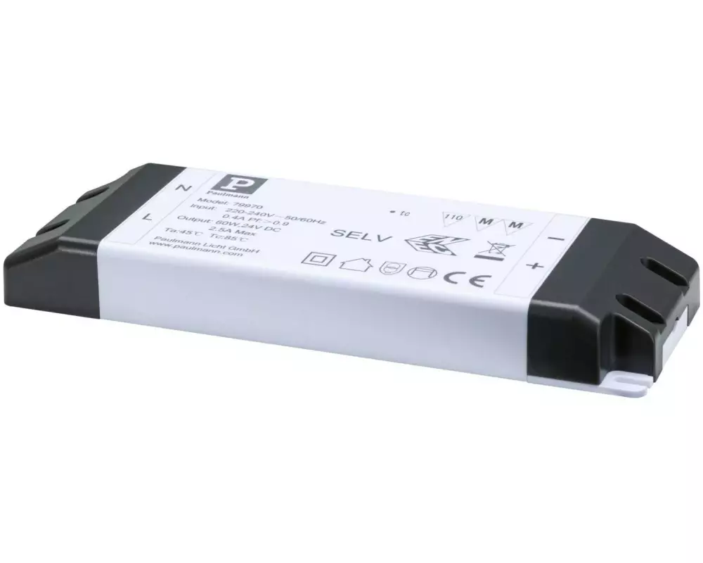 Paulmann Pro Power Supply Zubehör 230/24 V 60 VA Weiss