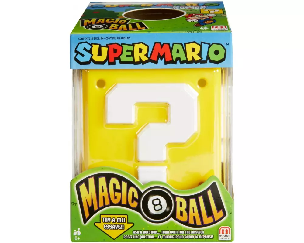 Mattel Spiele Kinderspiel Super Mario Magic 8 Ball