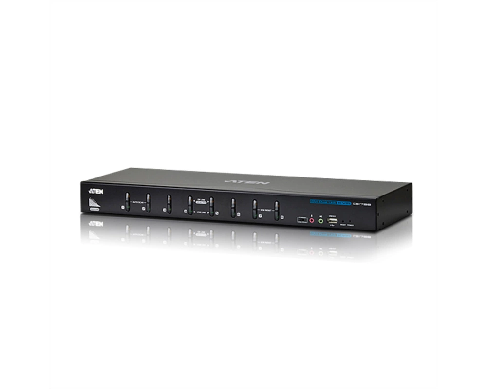 ATEN CS1788 KVM Switch Dual-Link DVI, USB, Audio, 8 Ports