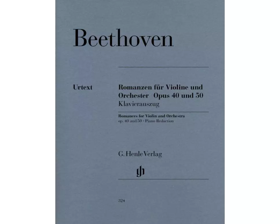 Beethoven, Ludwig van - Violinromanzen G-dur op. 40 und F-dur op. 50