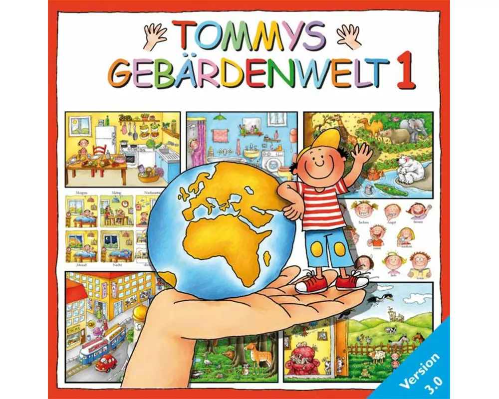 Tommys Gebärdenwelt 1, Version 3.0. CD-ROM für Windows 2000/XP/Vista