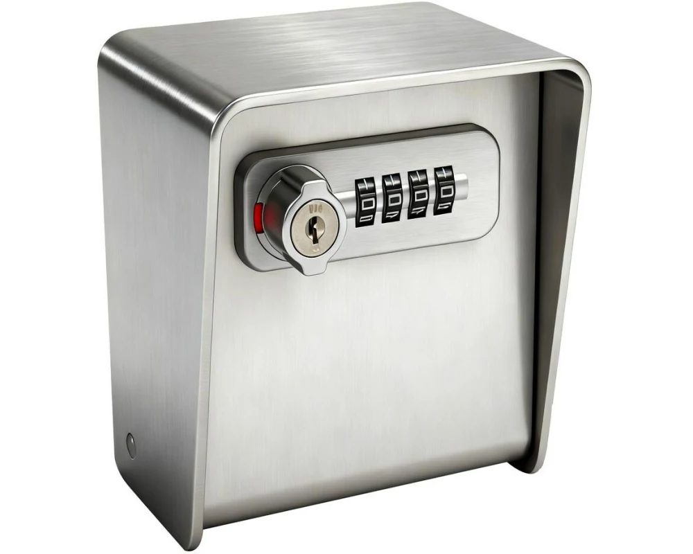 Pavo Schlüsselschrank mit 4-stelliger Kombination, Inox