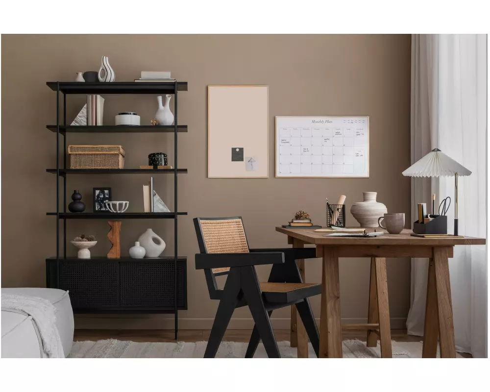 Bi-Office Magnethaftendes Whiteboard EARTH 58.5 cm x 38.5 cm, Beige
