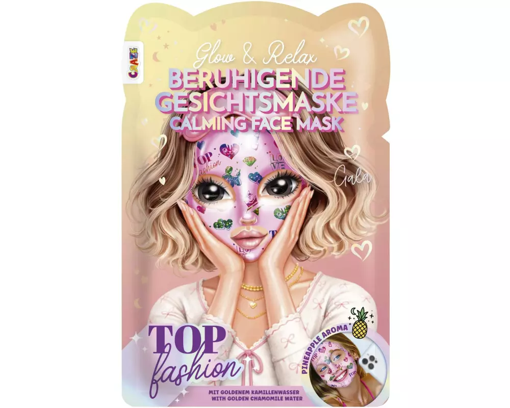 Craze CRAZE Top Fashion Gesichtsmaske Ananas Ananas