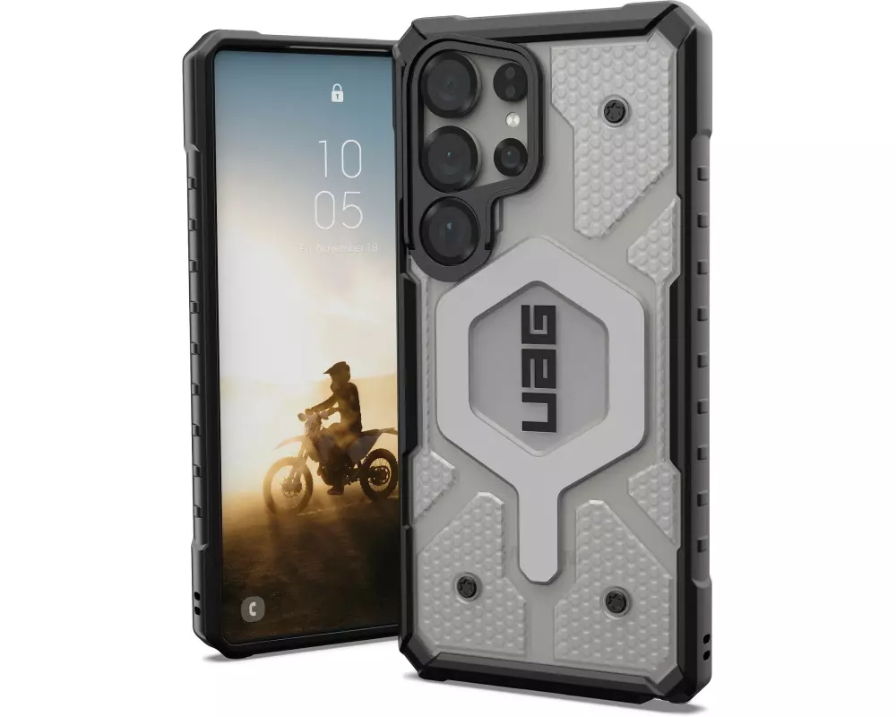 UAG Back Cover Pathfinder Clear Galaxy S25 Ultra Ice Silver