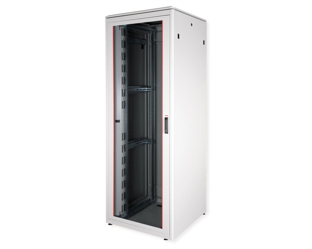 ROLINE 19-Zoll Netzwerkschrank Pro 47 HE, 800x800 BxT Glastür grau