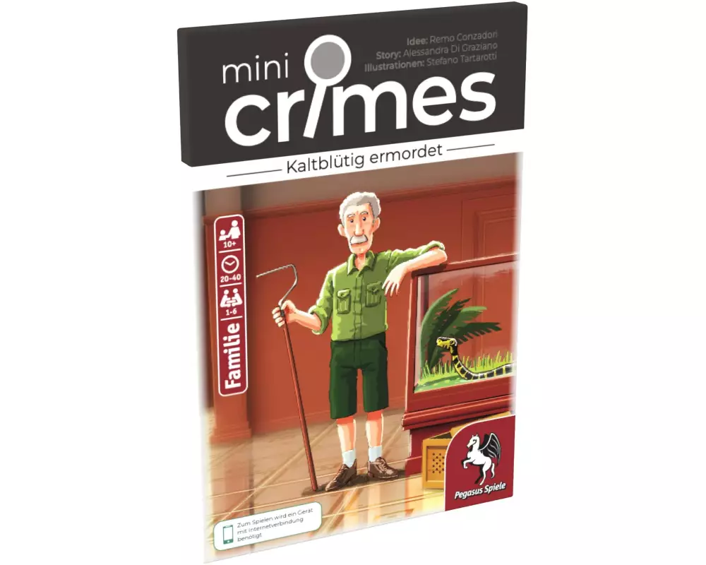 Pegasus Spiele Kartenspiel MiniCrimes – Kaltblütig ermordet -DE-