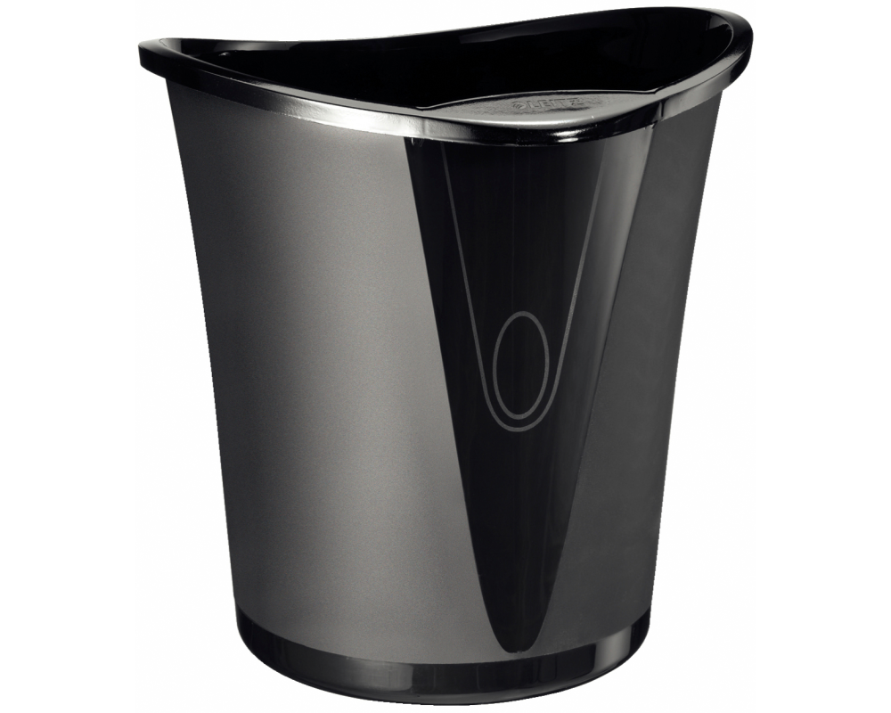 LEITZ Papierkorb Allura 52040095 schwarz 18lt