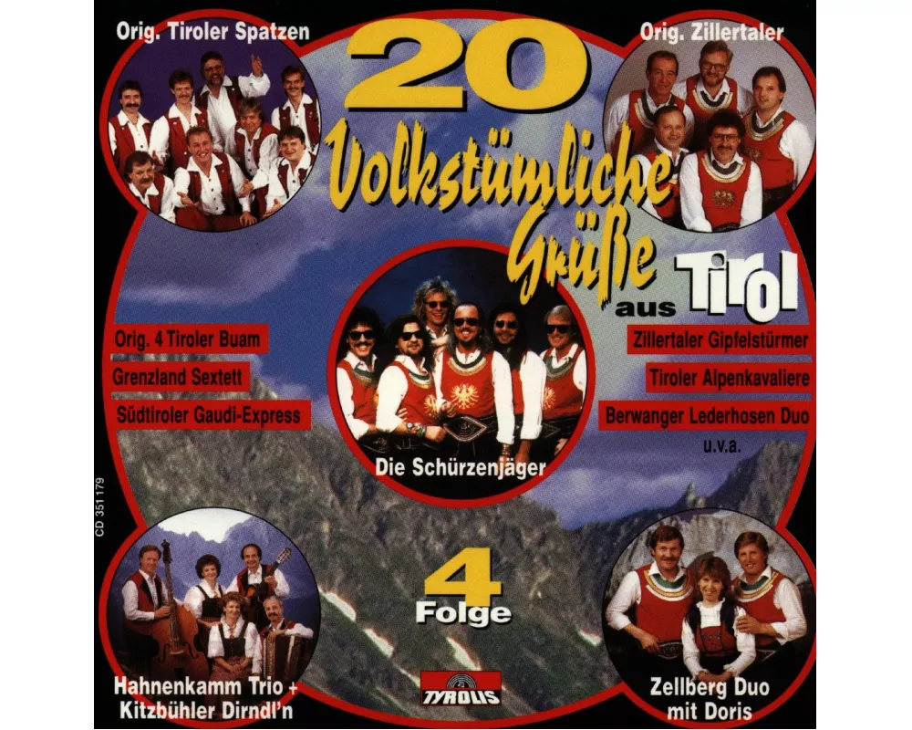 20 Volkstümliche Grüáe Aus Tirol
