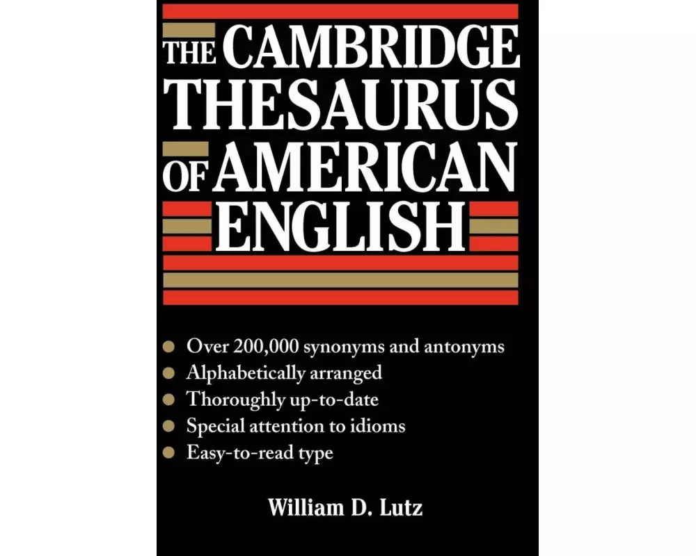 The Cambridge Thesaurus of American English