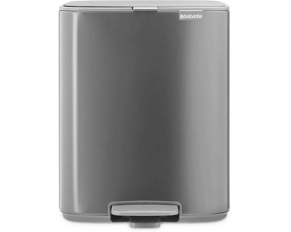 Brabantia Treteimer Bo 12 l, Schwarz matt