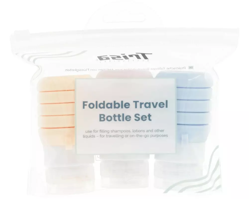 Trisa Accessoires Travel Set Faltbare Reisebhälter