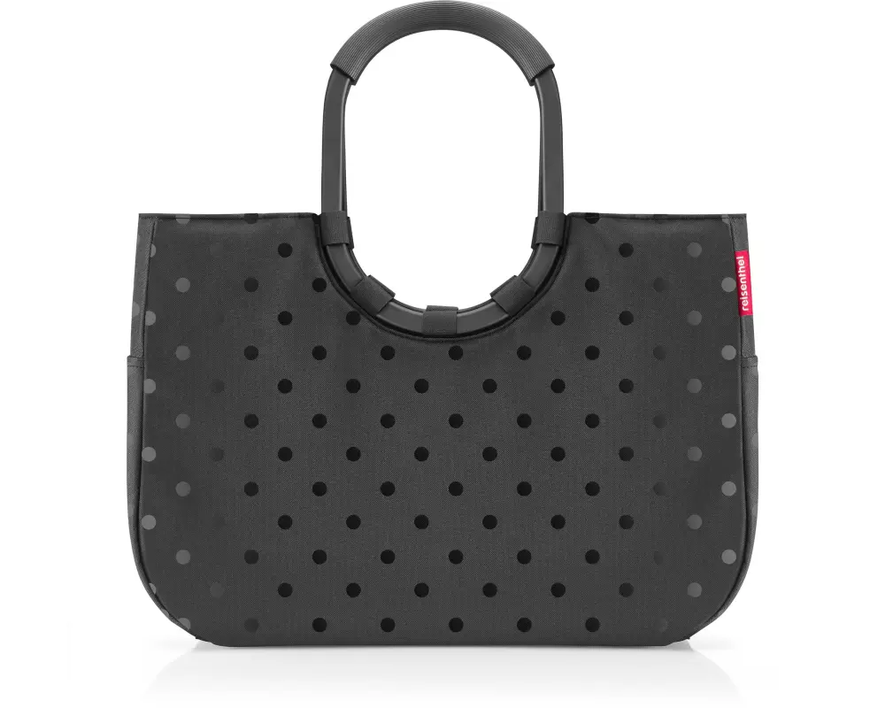 Reisenthel Einkaufskorb loopshopper L Frame Glossy dots black