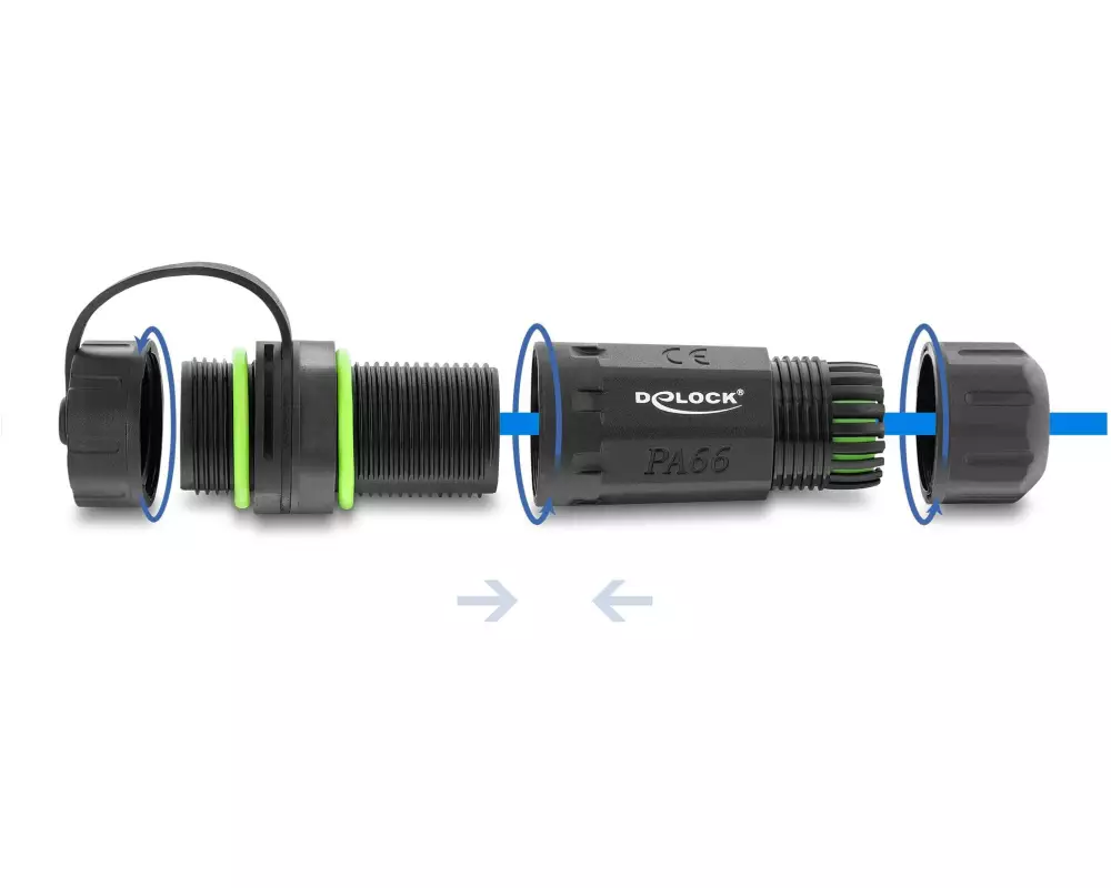 Delock Kabelverbinder RJ45 zu RJ45 Starlink 1 Stück