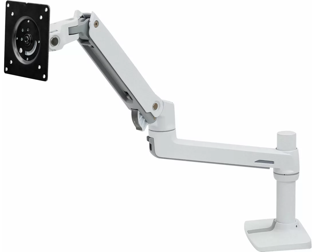ERGOTRON desk mount, LX, LCD Arm, white, adjustable 33cm, 32 inch, 2,3-11,3kg, VESA 45x75+100x100mm