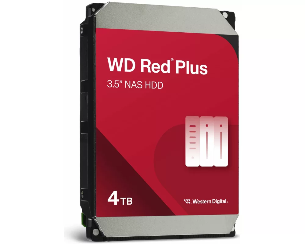 Western Digital Harddisk WD Red Plus 3.5" SATA 4 TB