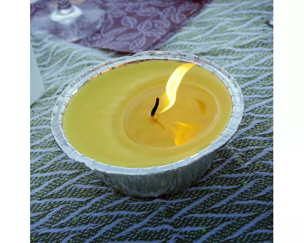 balthasar Gartenkerze Camping Lights 2 Stück, Gelb