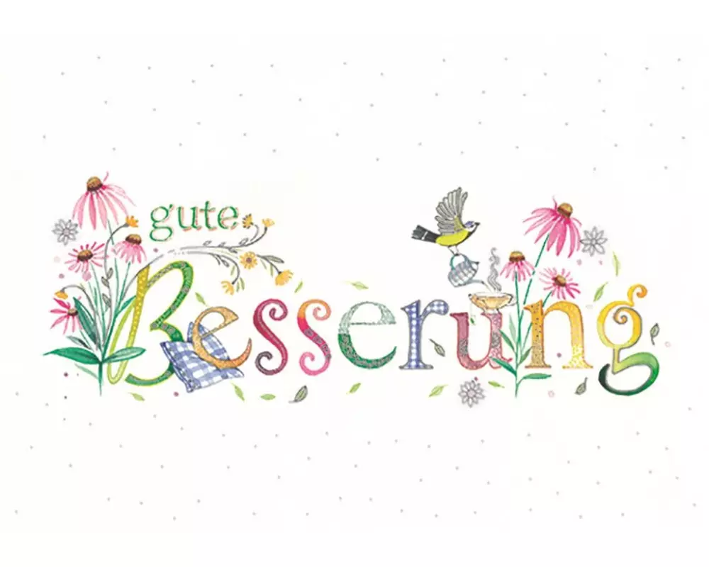 Cart Genesungskarte B6 Gute Besserung