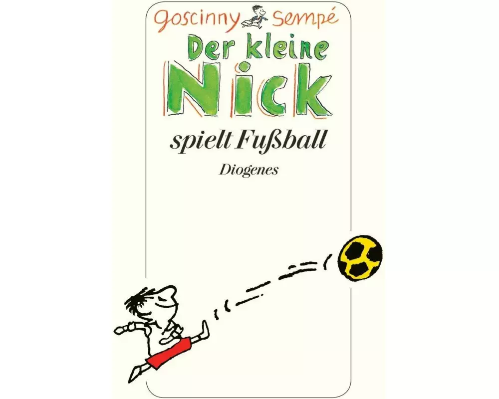 Der kleine Nick spielt Fussball
