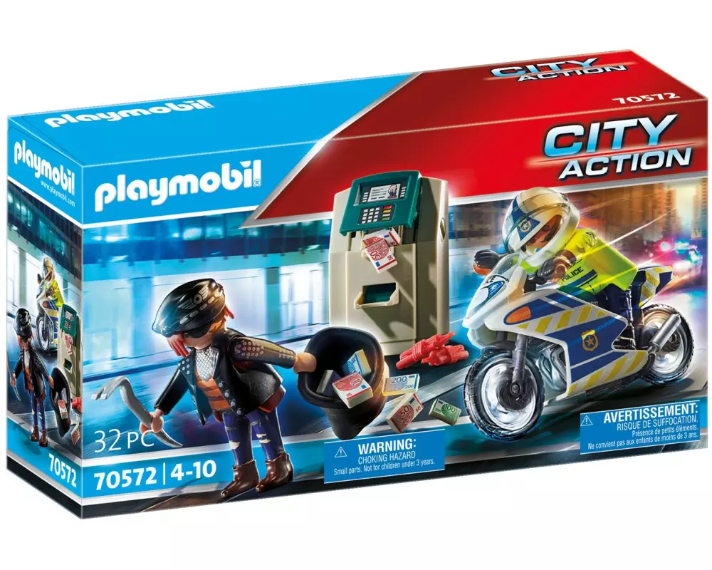 Playmobil City Action Polizei-Motorrad: Verfolgung 70572